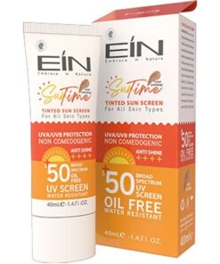 کرم ضد آفتاب رنگی ای آی ان EIN مدل Light Beige SPF+50
