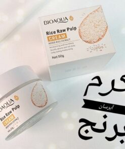کرم آبرسان صورت عصاره برنج خام