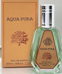 عطر ادوپرفیوم مردانه و زنانه فراگرنس ورد مدل AQUA PURA حجم ۵۰ میل خنک